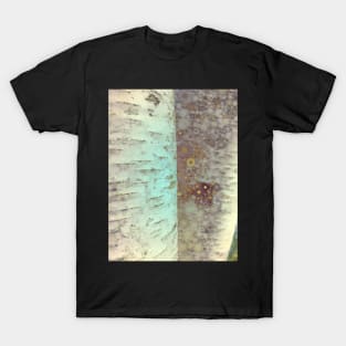 Autumn Birch Tree Abstract T-Shirt